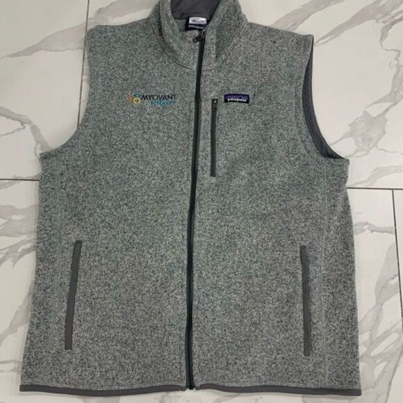 Patagonia Other - Patagonia Vest Men Sz XL  Better Sweater Heather Gray Stonewash Full Zip Pockets
